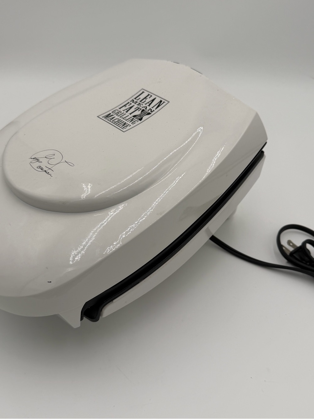 George Foreman Lean Mean Fat Reducing Grilling Machine GR20 White WORKS - Picture 6 of 8